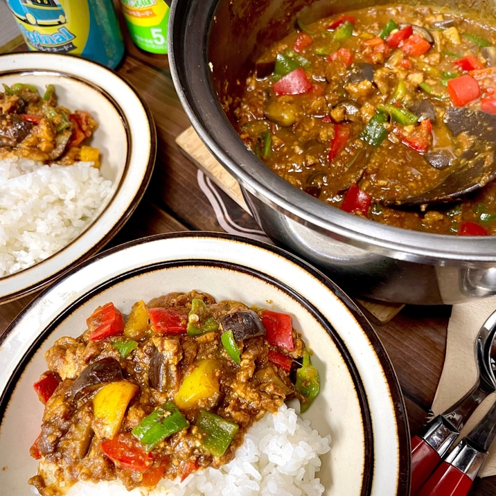 連泊キャンプにおすすめ!*キャンプキーマカレー*